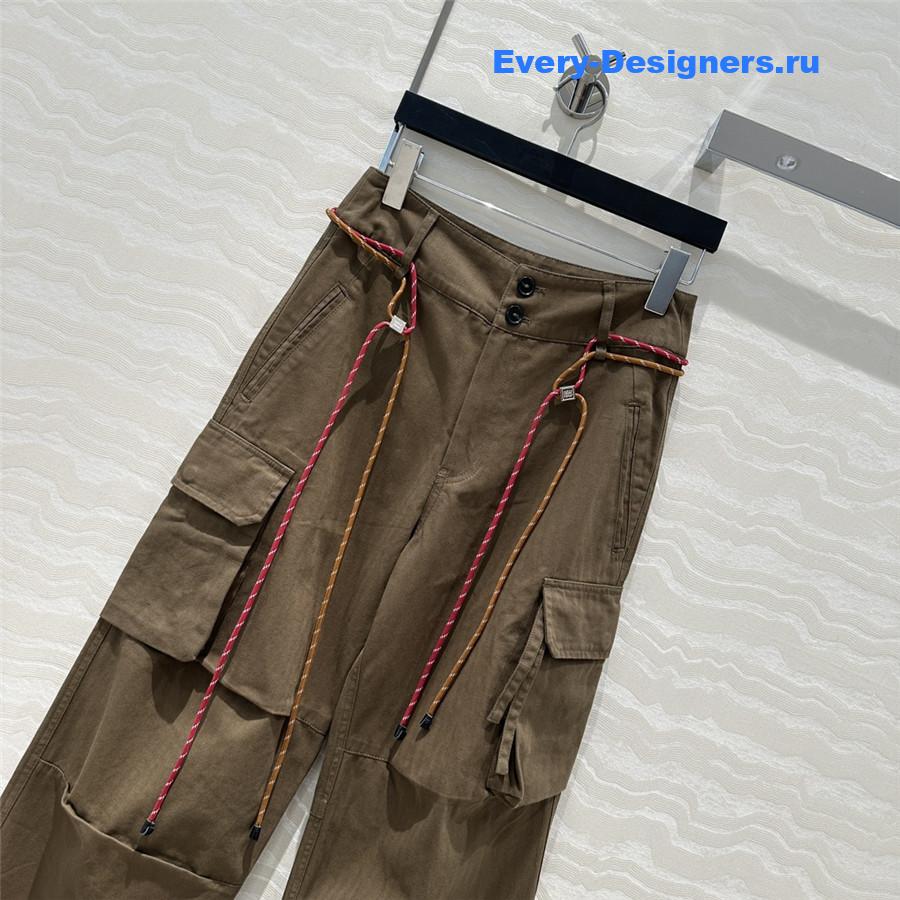 M1um1u cargo pocket straight pants