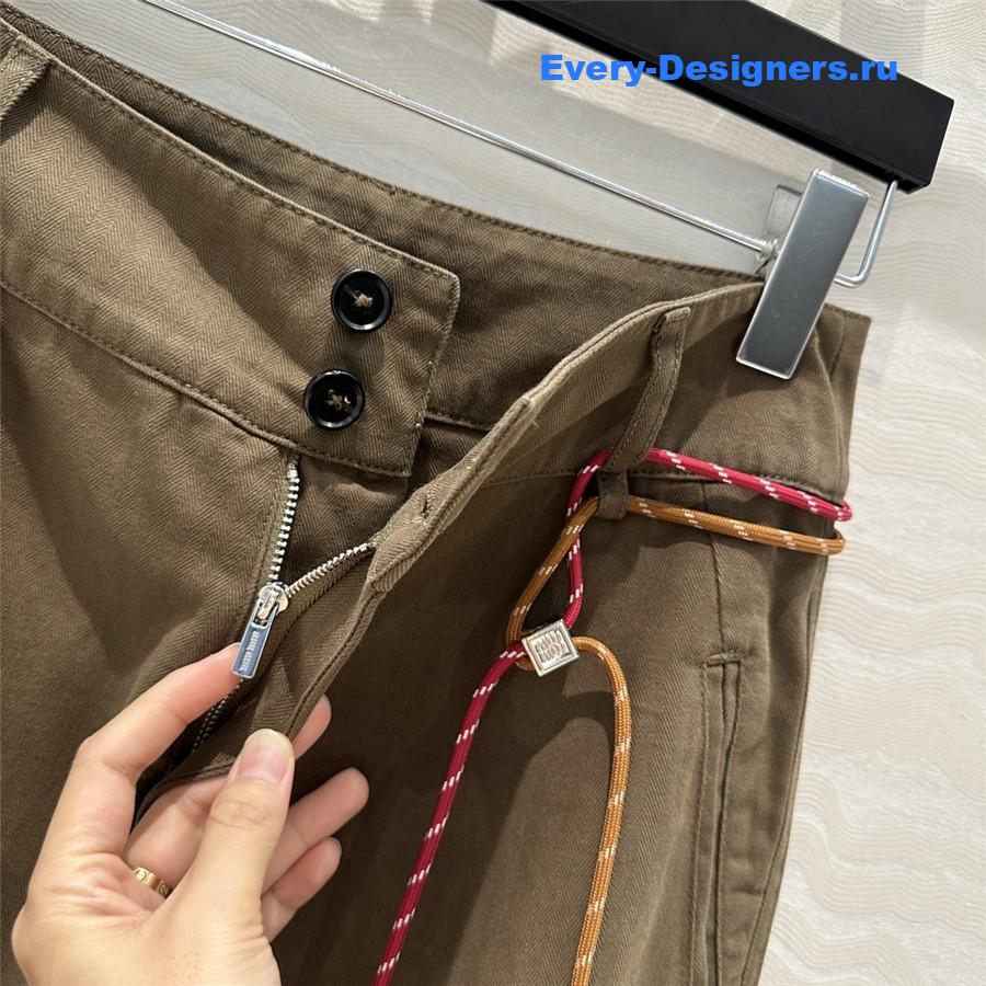 M1um1u cargo pocket straight pants