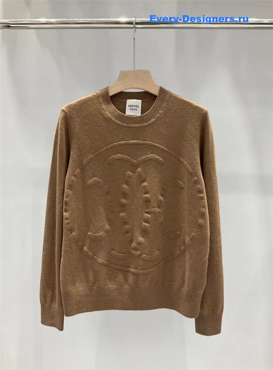 H**me5 h lift cashmere sweater brown