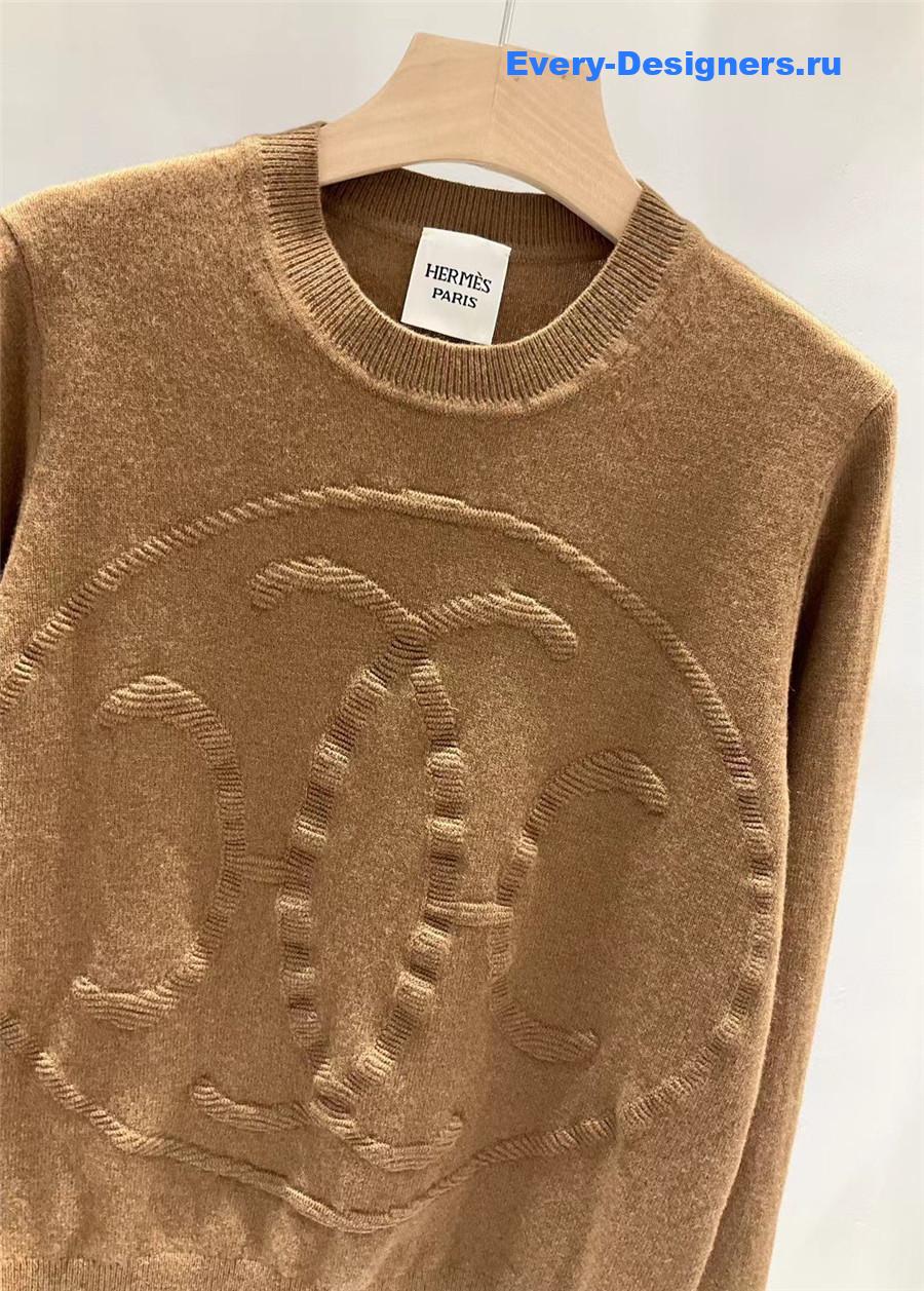 H**me5 h lift cashmere sweater brown