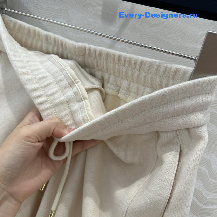 M1um1u cotton velvet straight pants