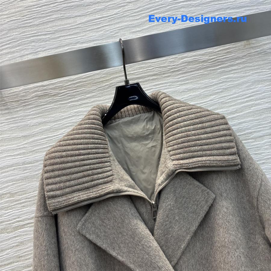 L0r0 P1ana two-piece wool coat