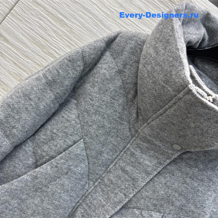 L0r0 P1ana stand collar short down jacket