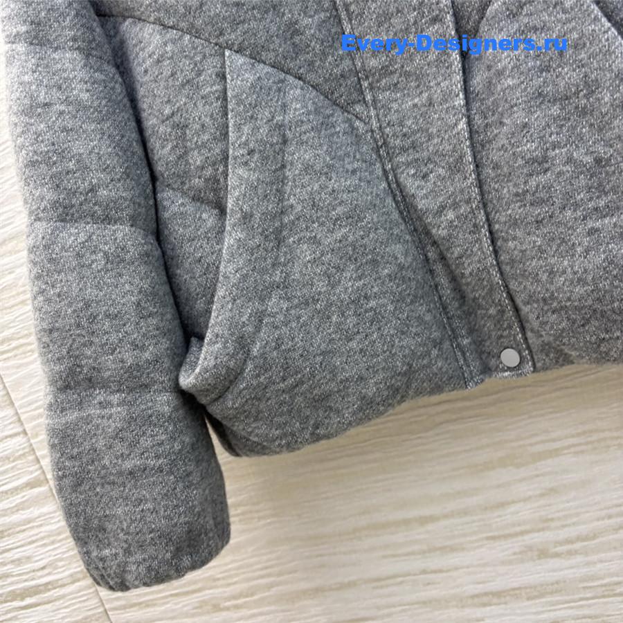 L0r0 P1ana stand collar short down jacket