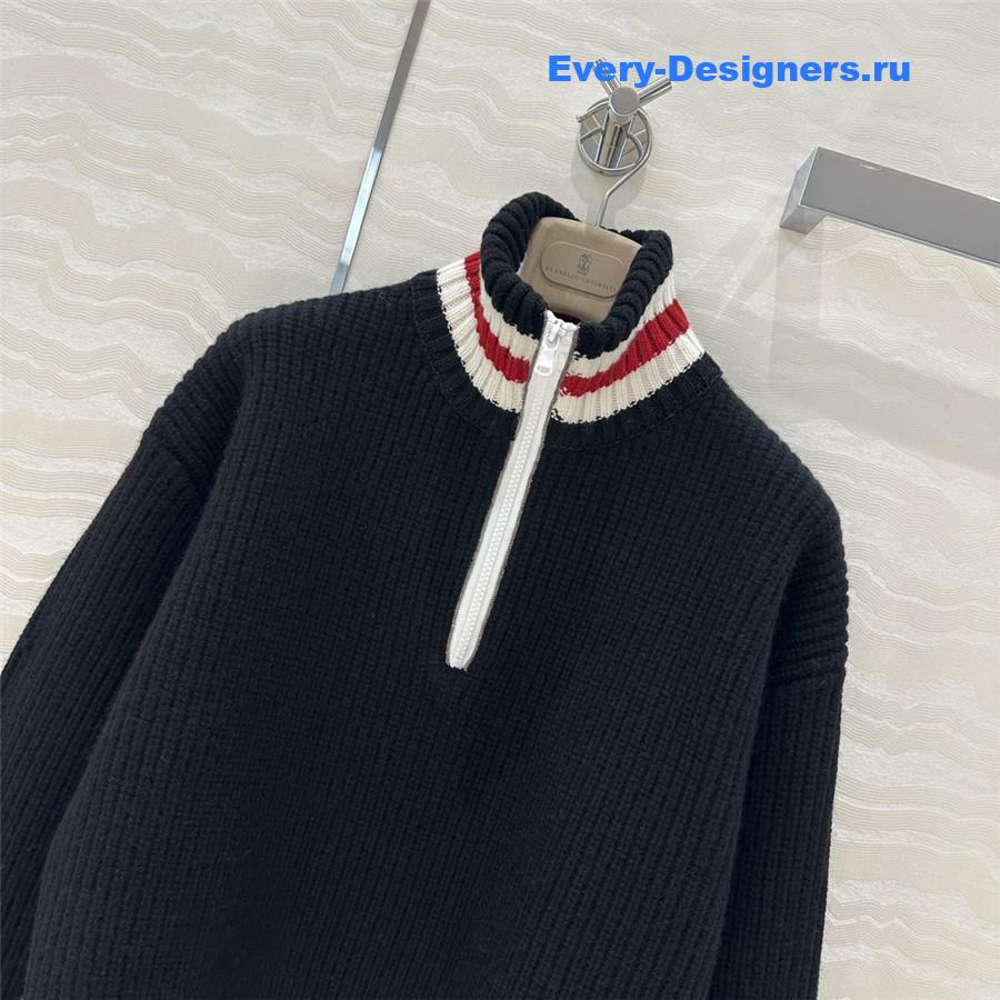 BC Cashmere Half-Zip Turtleneck Sweater