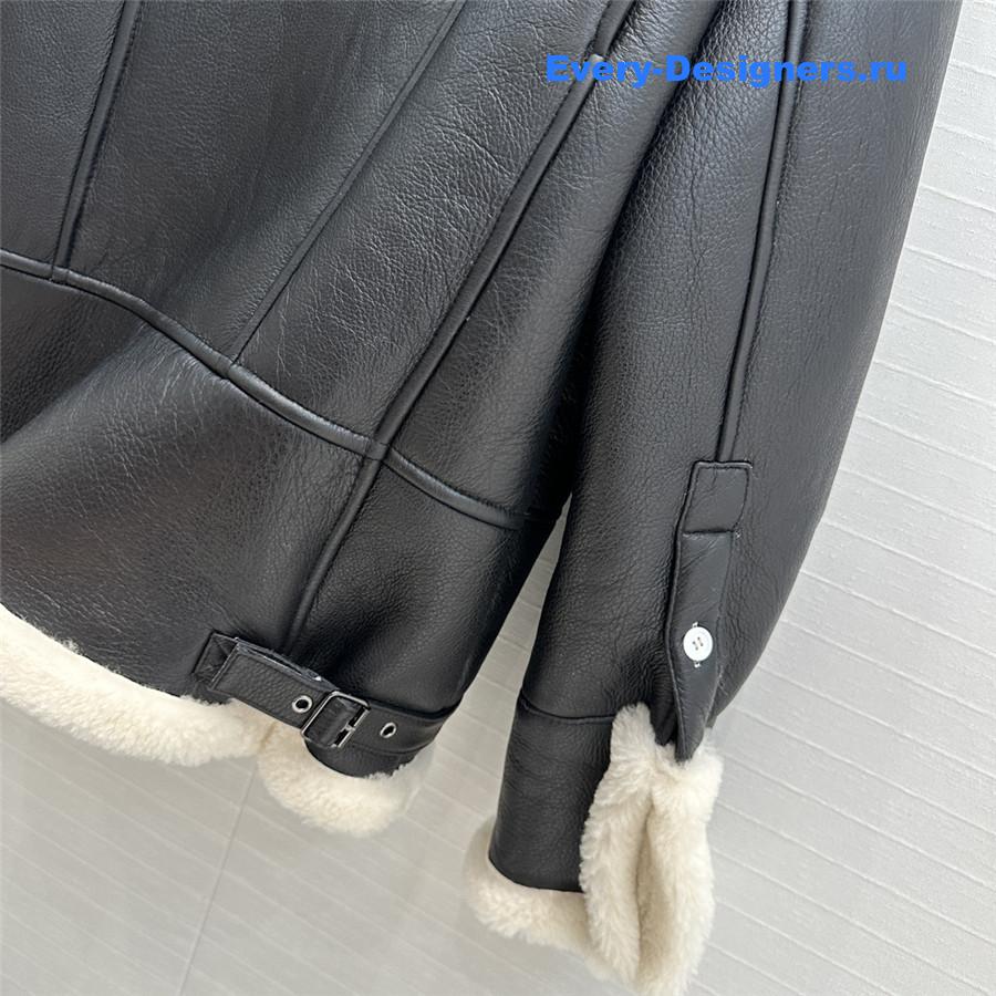 L0ew* fur casual jacket