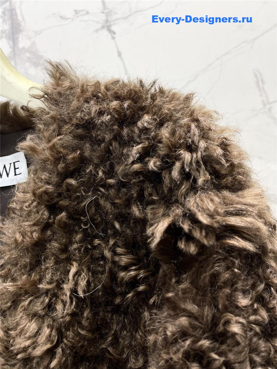 L0ew* shearling fur coat