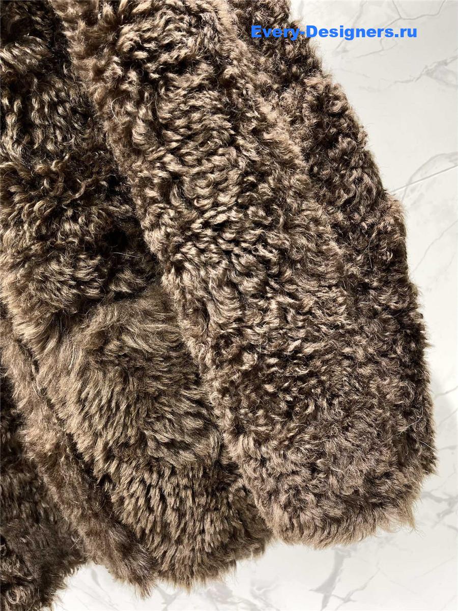 L0ew* shearling fur coat