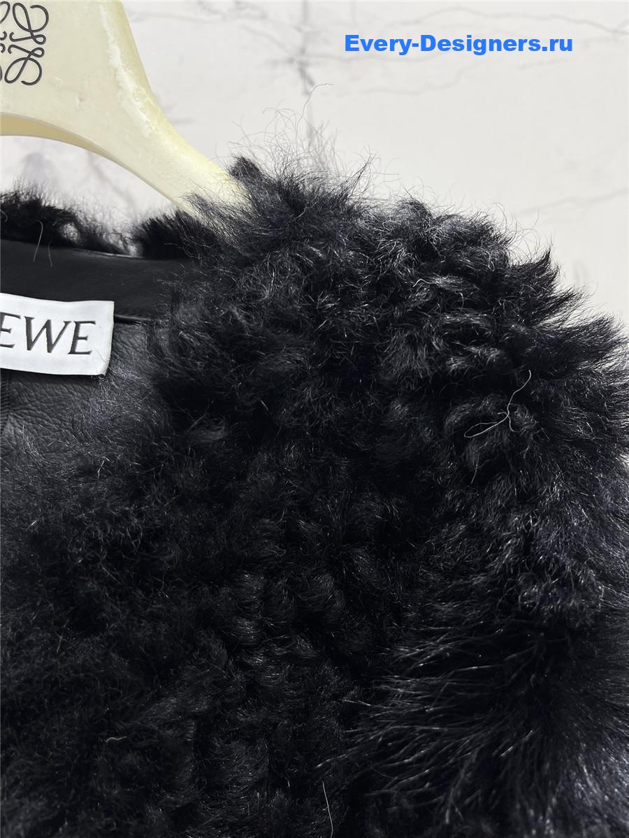 L0ew* shearling fur coat