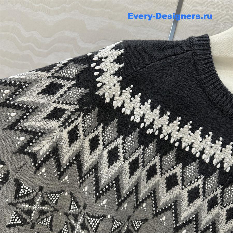 l0vis Vvtt0n embellished blend sweater