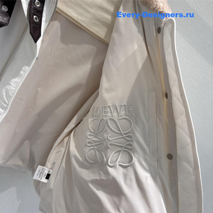 L0ew* fur collar down coat