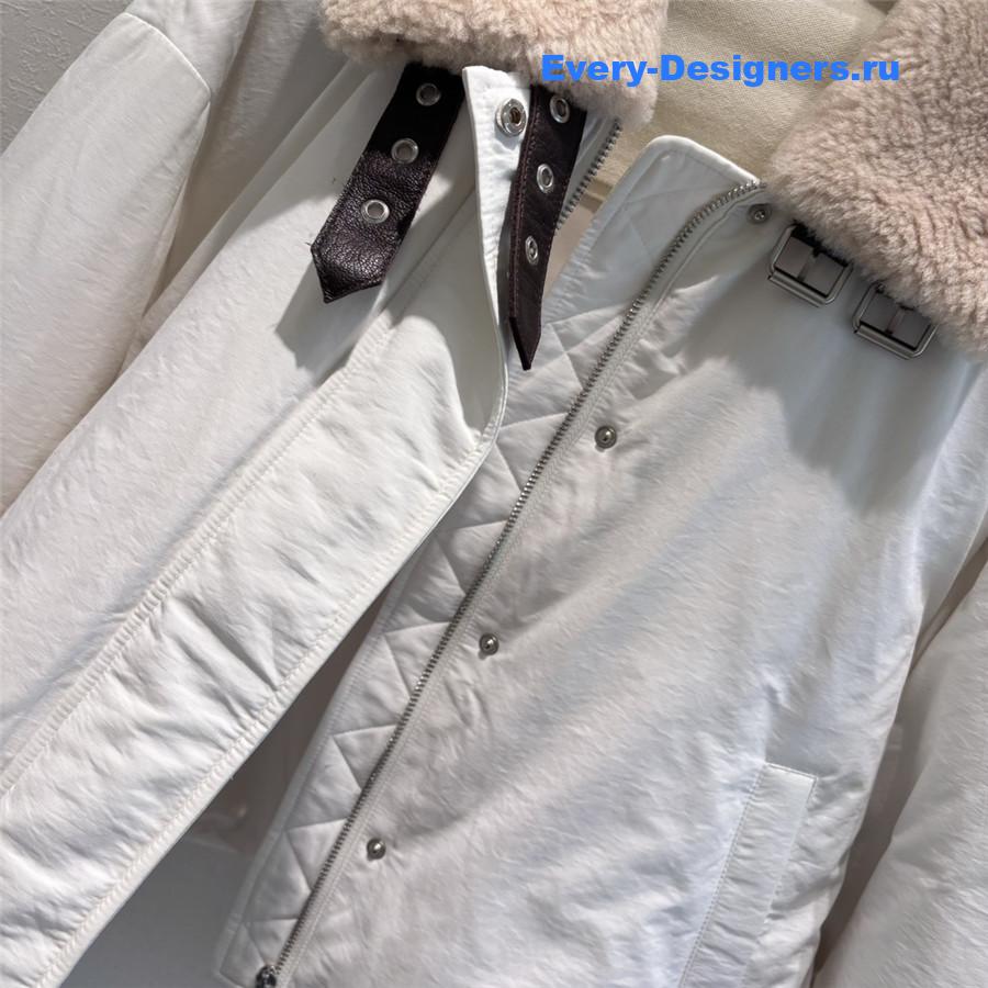 L0ew* fur collar down coat