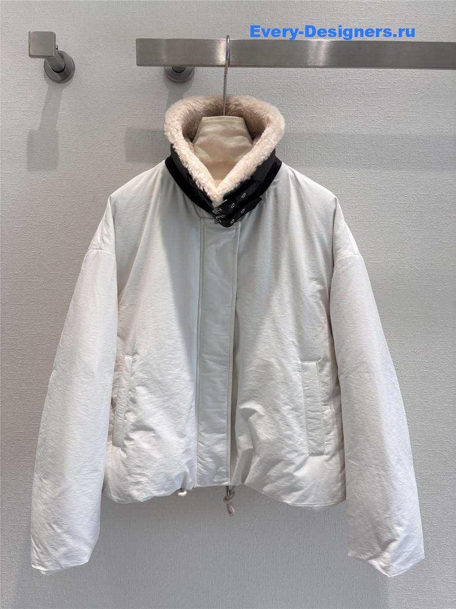 L0ew* fur collar down coat