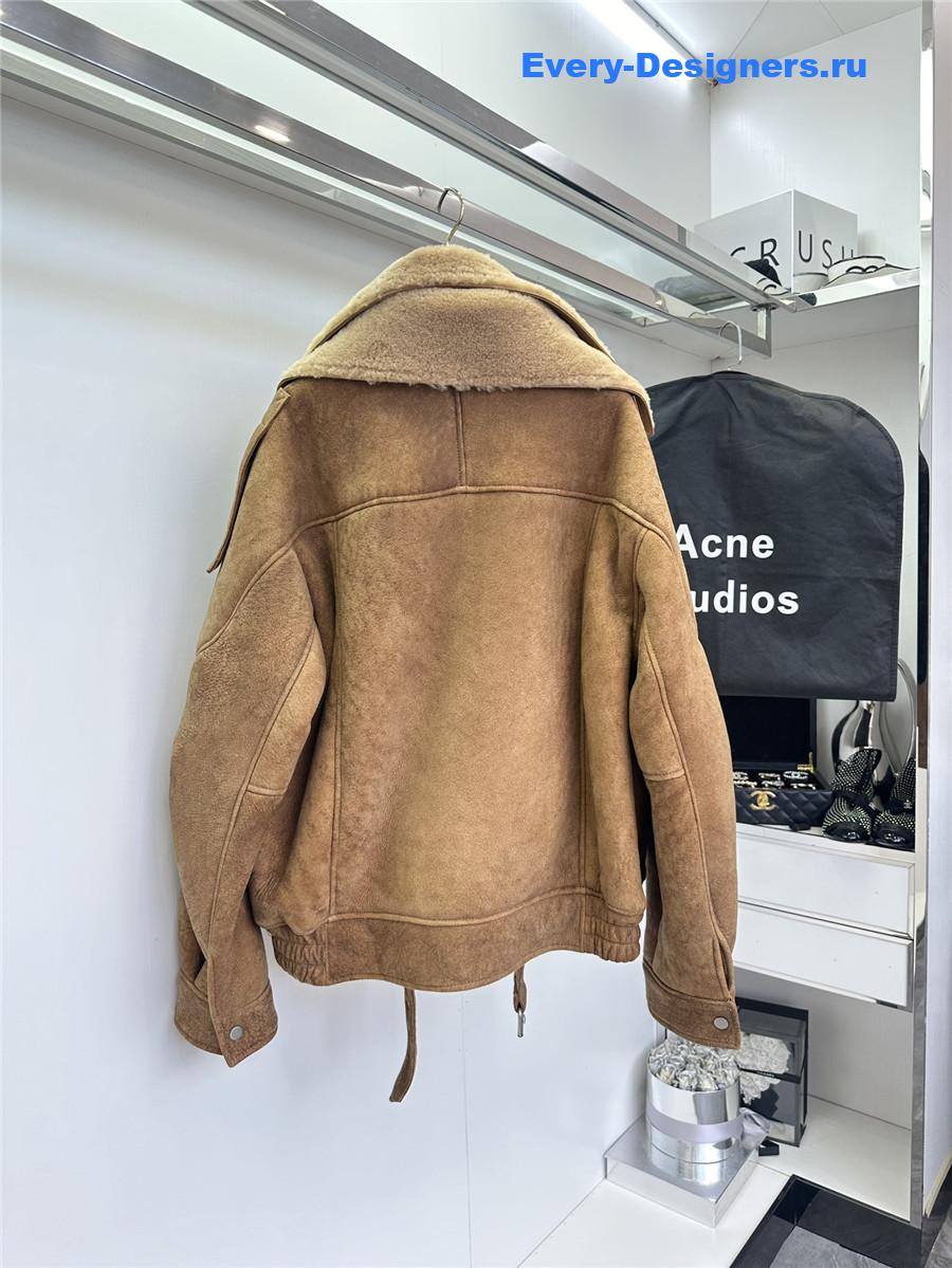 Acne studios shearling coat