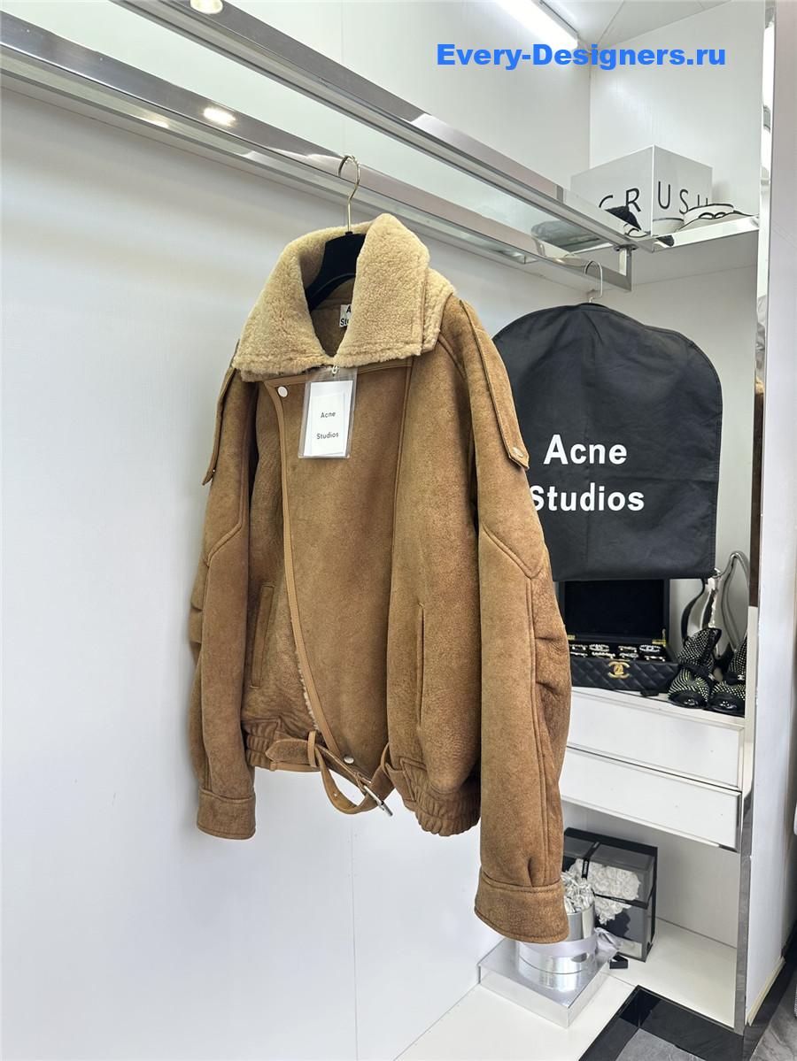 Acne studios shearling coat