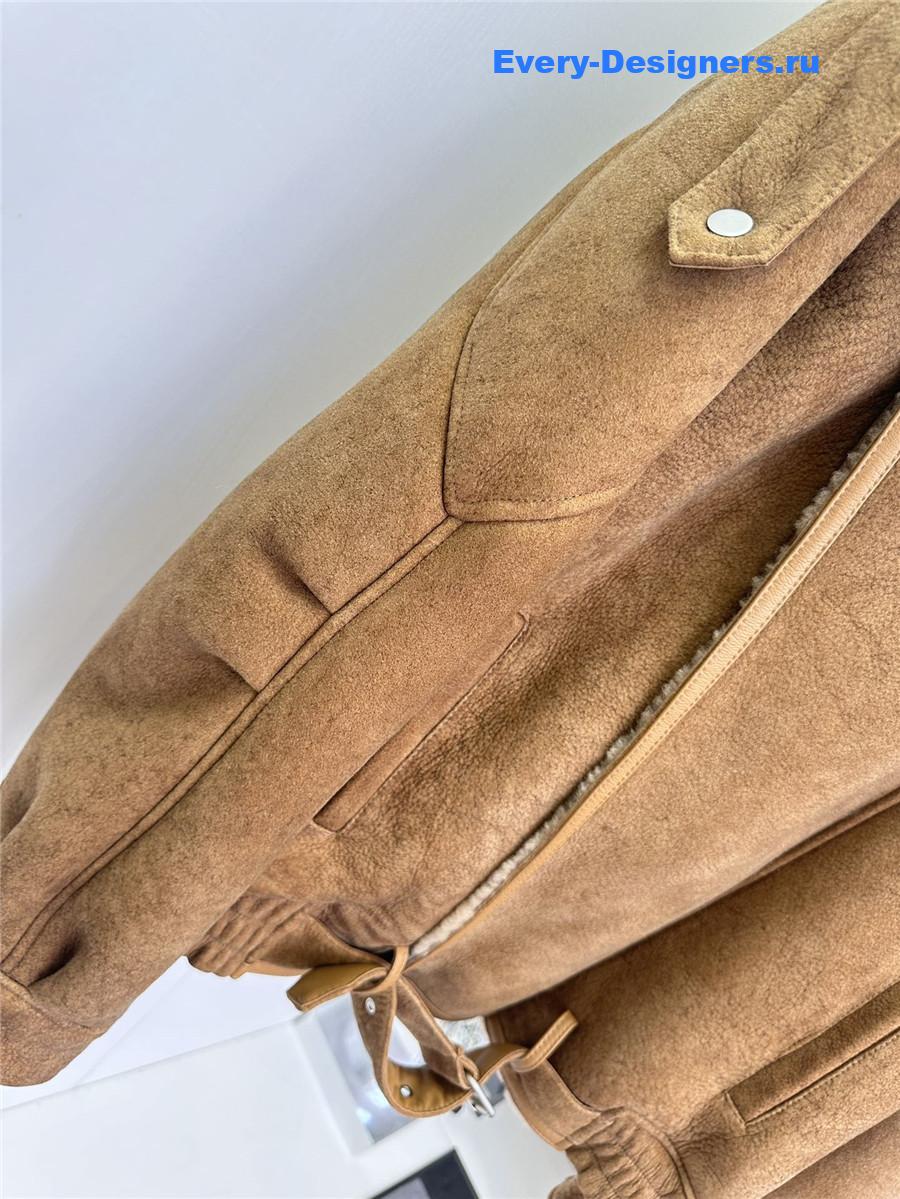 Acne studios shearling coat