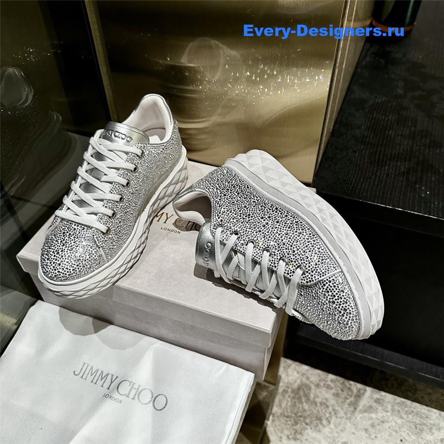 j1m*y ch00 D1am0nd maxi sneakers