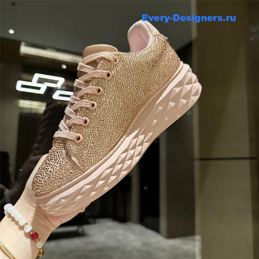 j1m*y ch00 gold D1am0nd sneakers