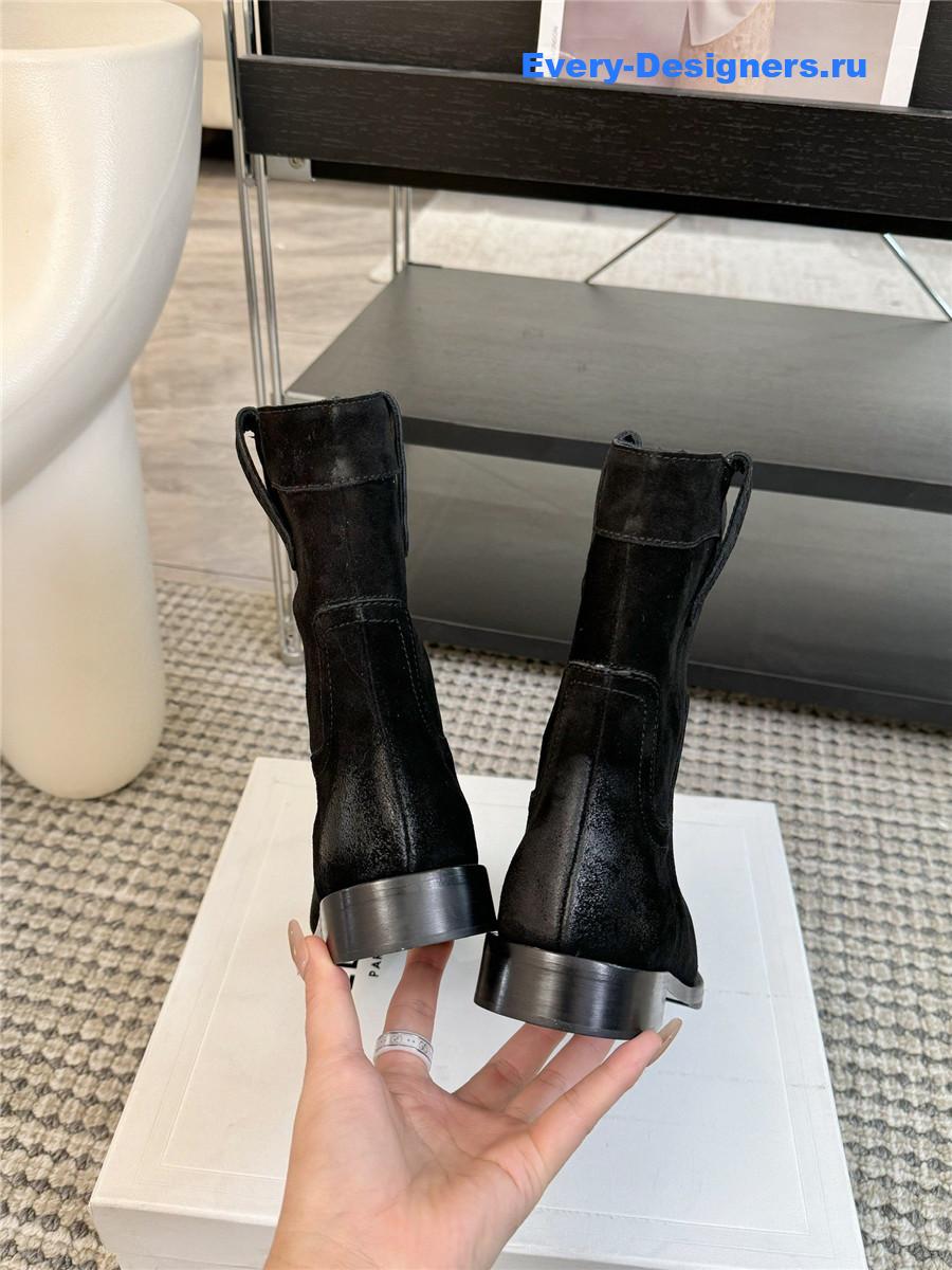 Ce1i*e suede lemaire western boots