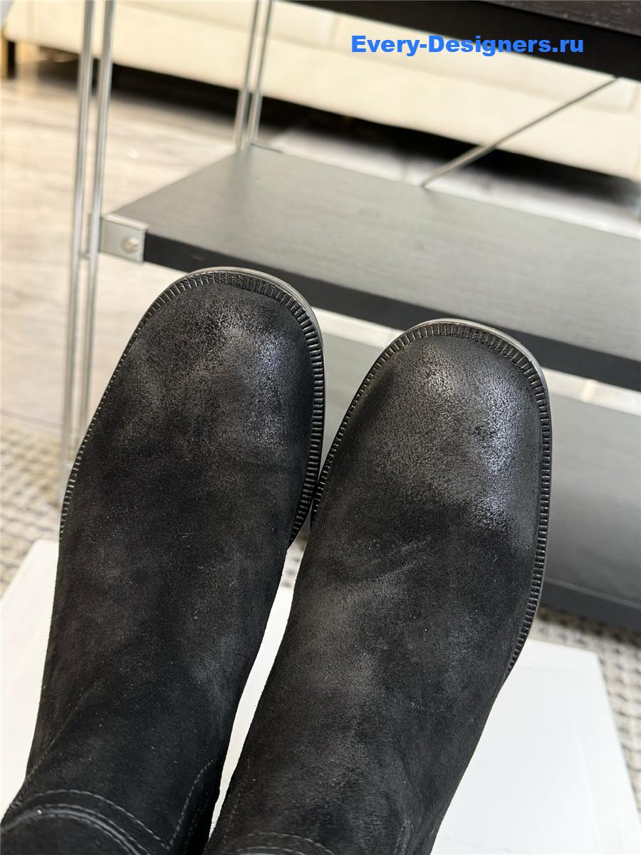 Ce1i*e suede lemaire western boots