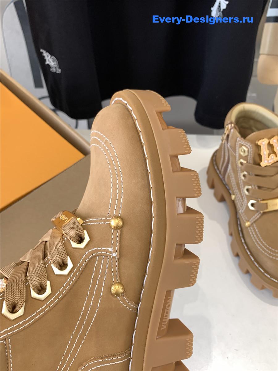 l0vis Vvtt0n lv checker ankle boot brown