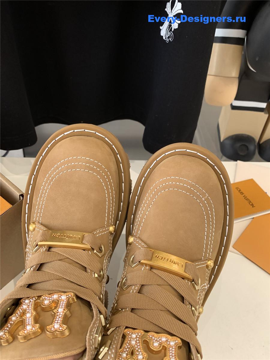 l0vis Vvtt0n lv checker ankle boot brown