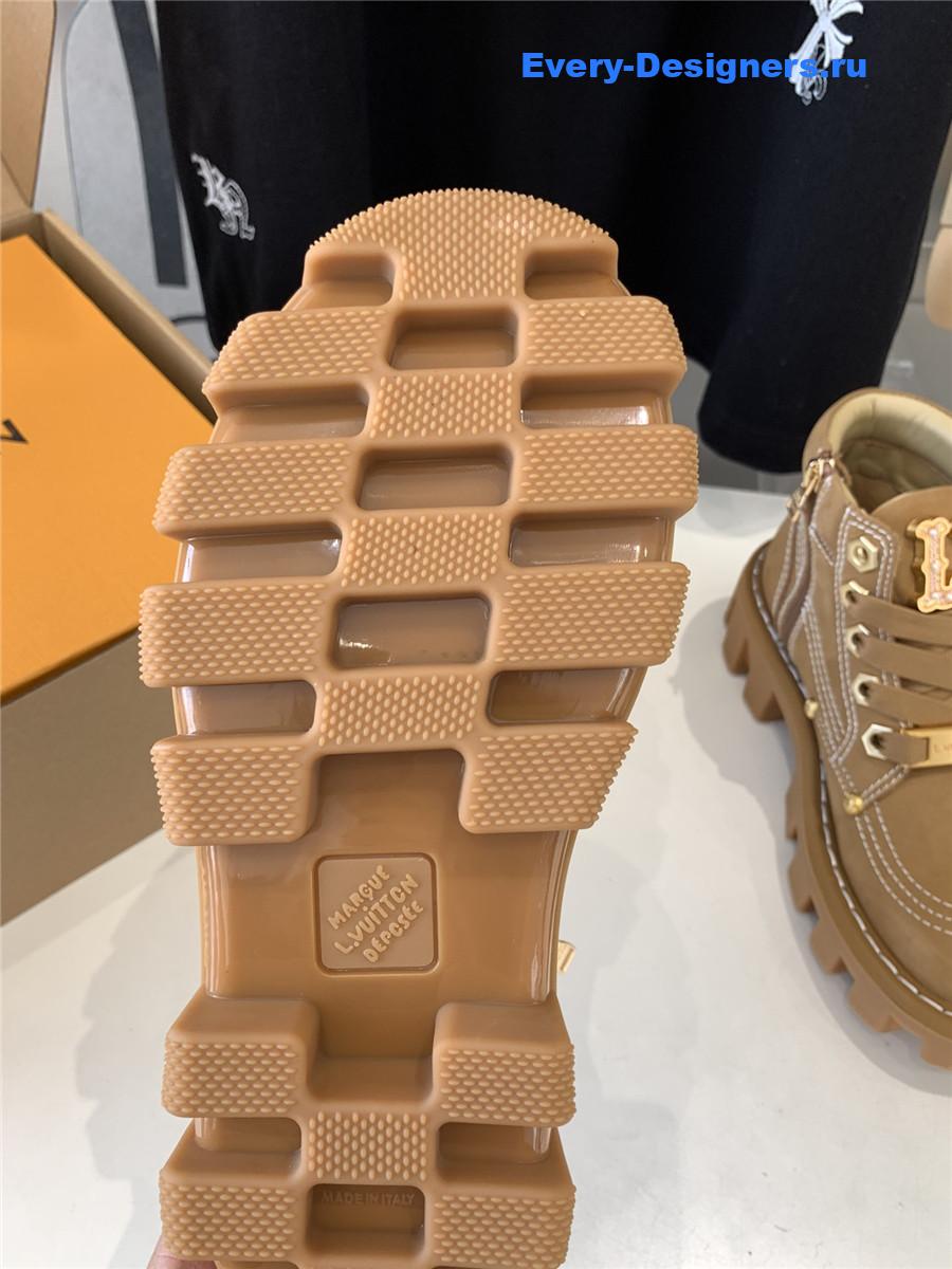 l0vis Vvtt0n lv checker ankle boot brown