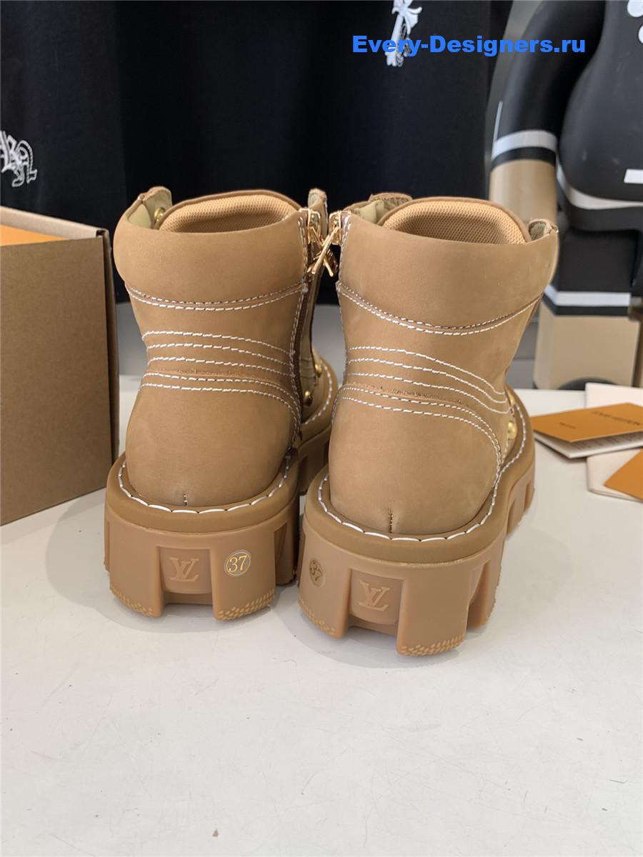 l0vis Vvtt0n lv checker ankle boot brown