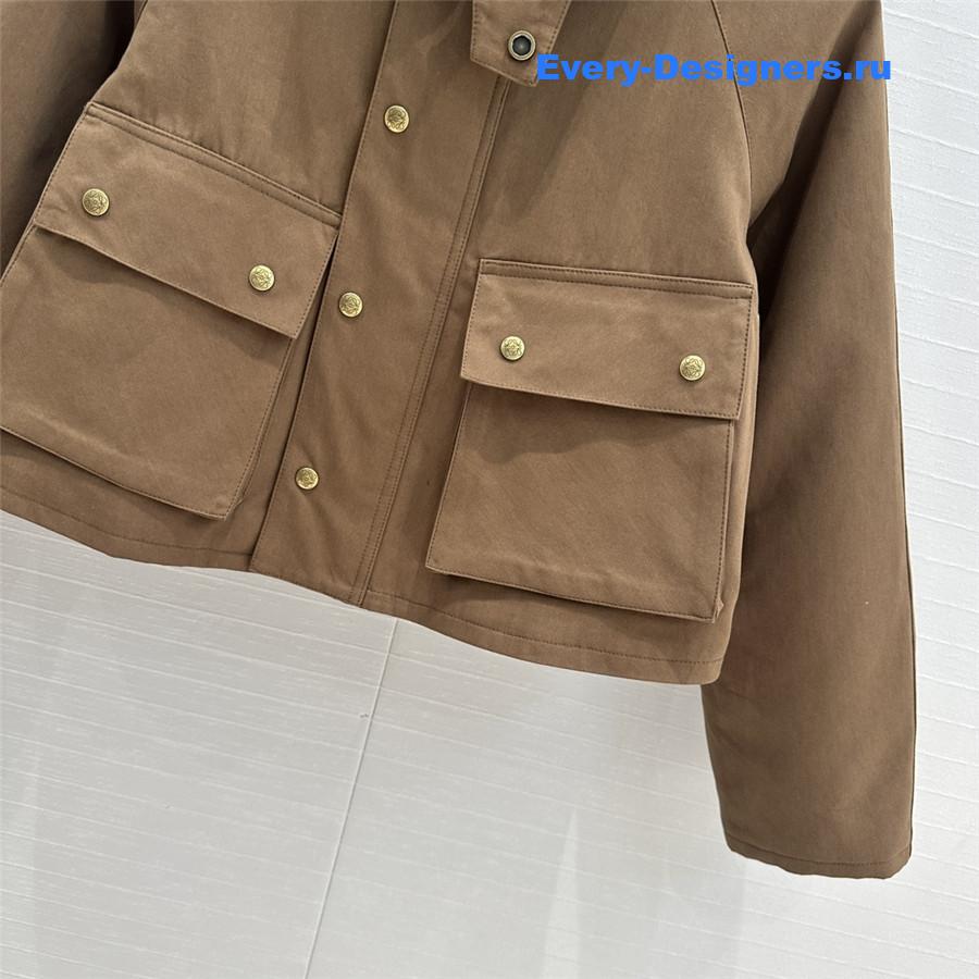 L0ew* corduroy lapel cotton jacket