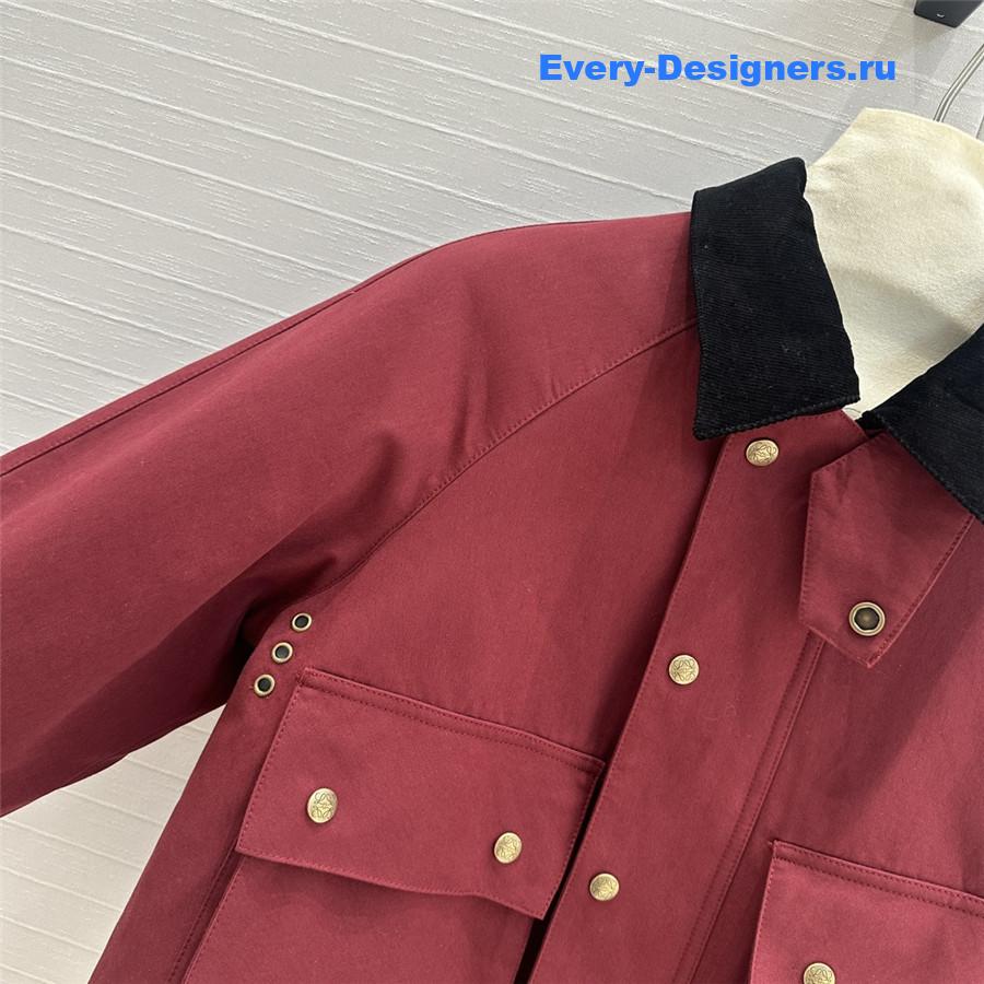 L0ew* corduroy lapel cotton jacket