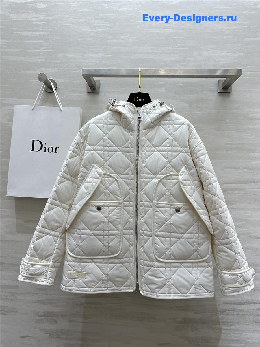 D10r quilted hooded jacket