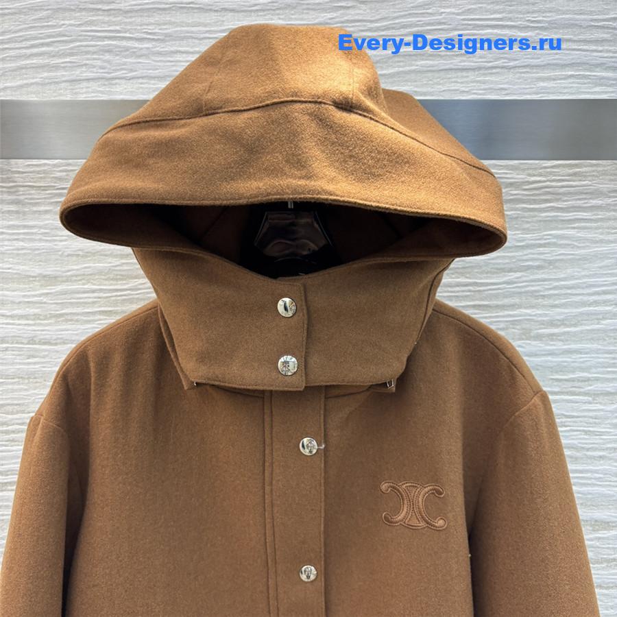 Ce1i*e cropped wool jacket