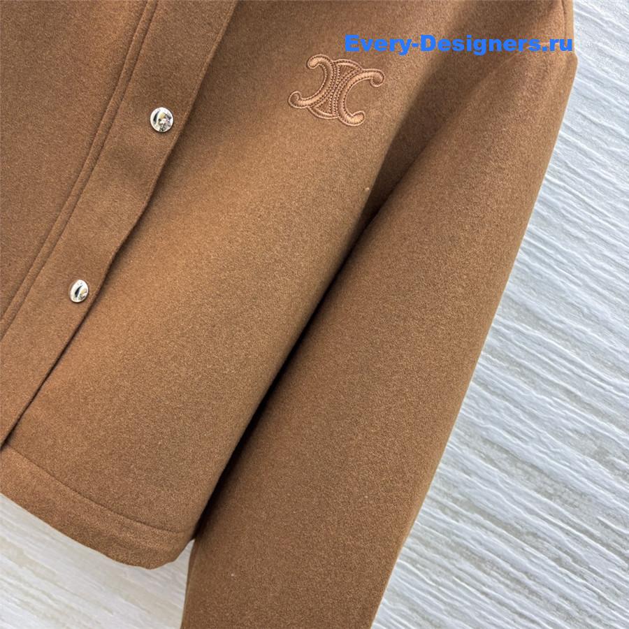 Ce1i*e cropped wool jacket