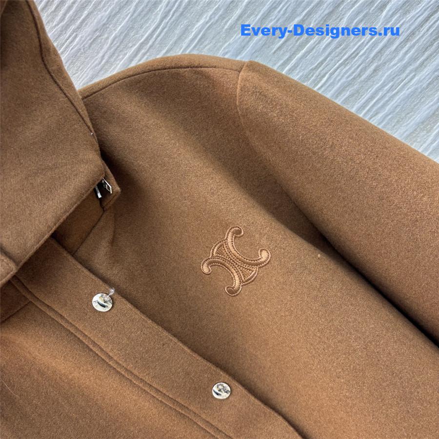 Ce1i*e cropped wool jacket