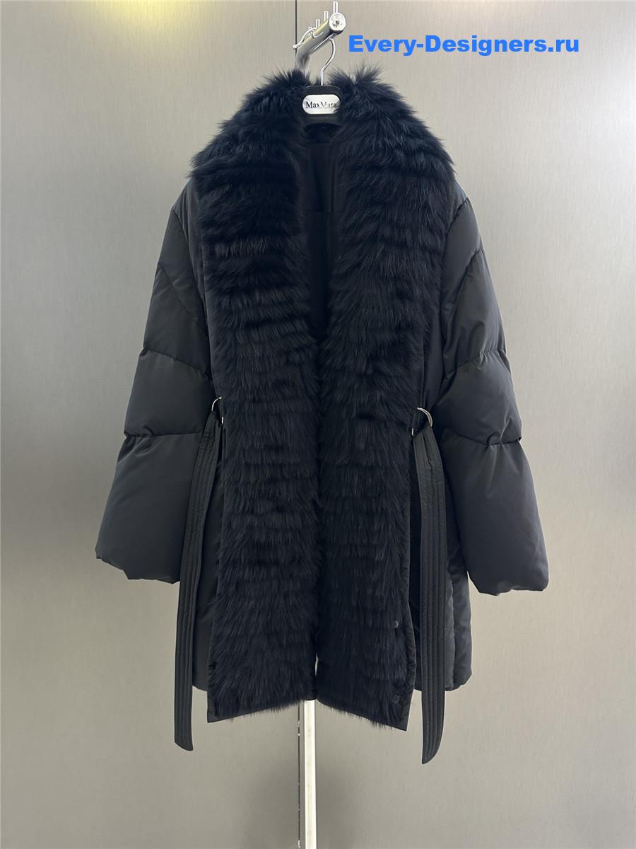 Vanitoo Novem Medium Fur Trim Puffer Coat