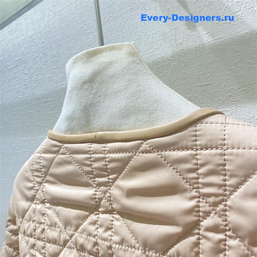 D10r macrocannage down jacket beige