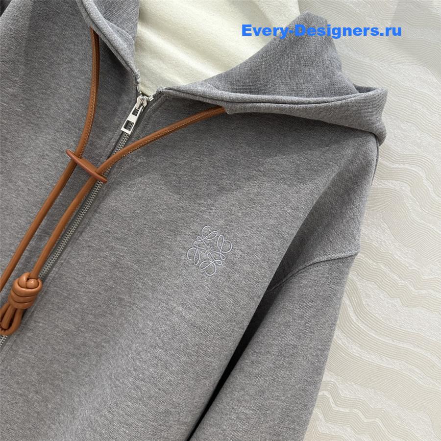 L0ew* flamenco hoodie in grey