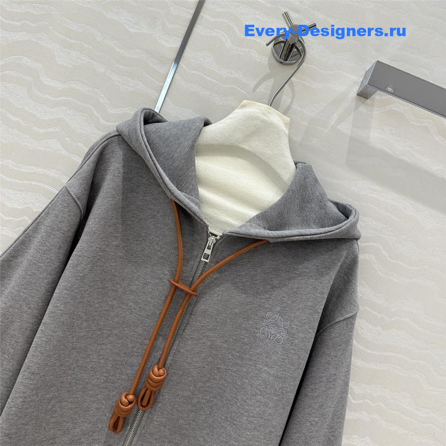L0ew* flamenco hoodie in grey