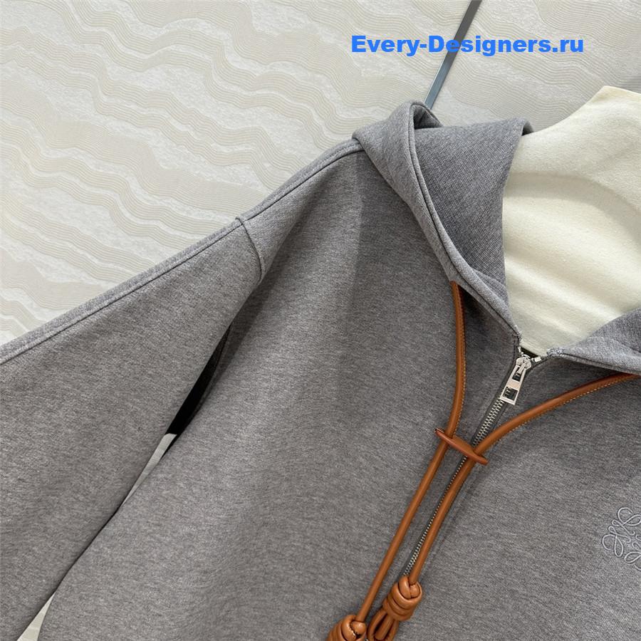 L0ew* flamenco hoodie in grey