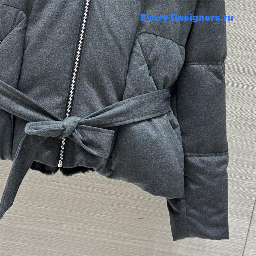 L0r0 P1ana hooded wool and cashmere down jacket