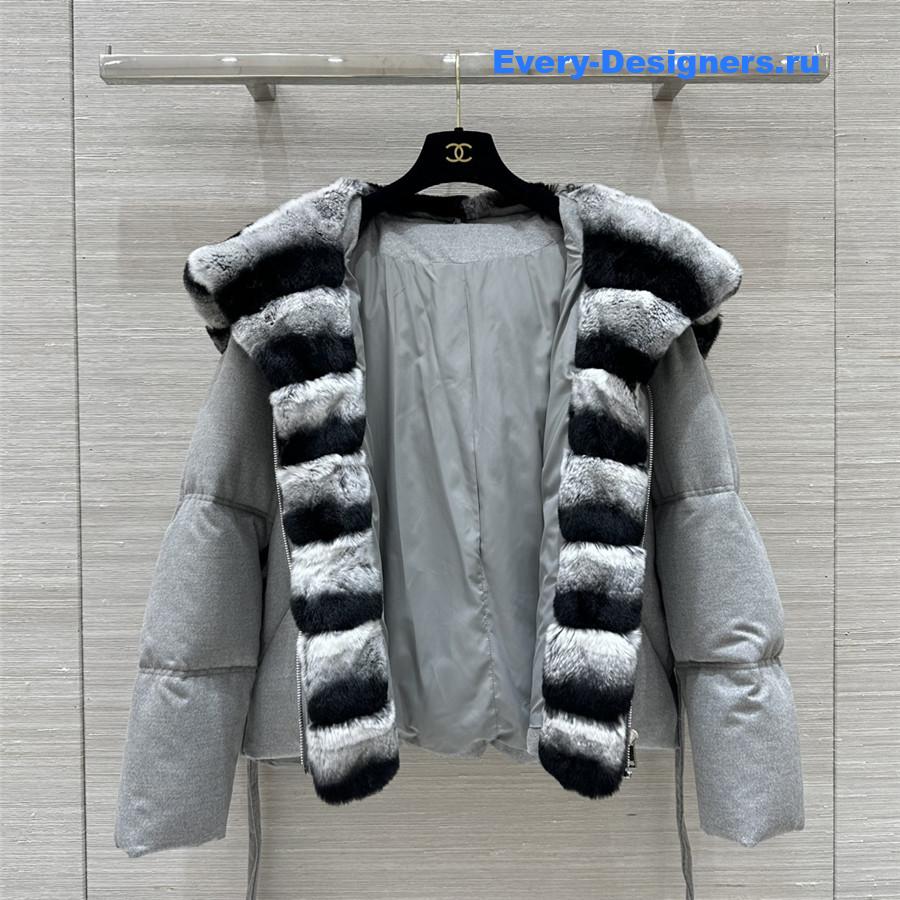 L0r0 P1ana hooded wool and cashmere down jacket