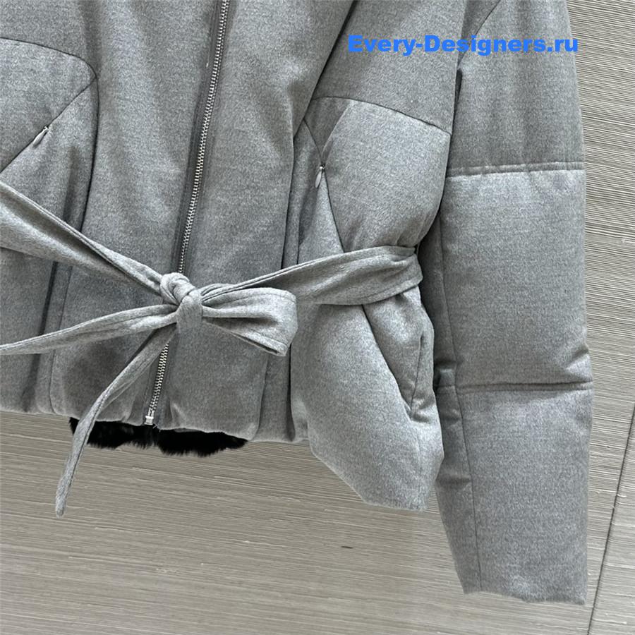 L0r0 P1ana hooded wool and cashmere down jacket