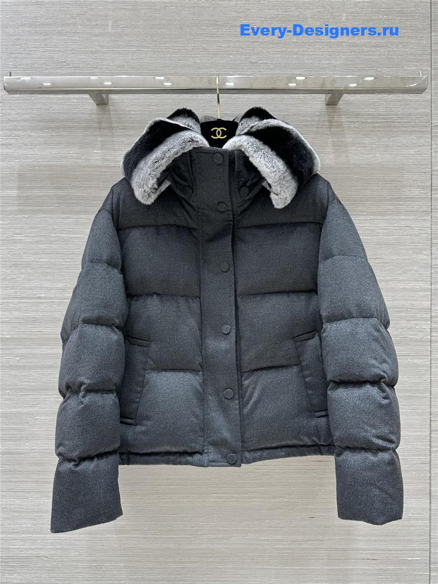 L0r0 P1ana wool and cashmere down jacket