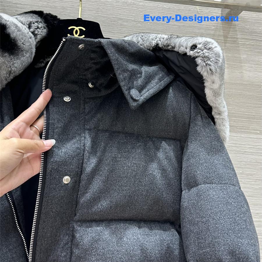 L0r0 P1ana wool and cashmere down jacket