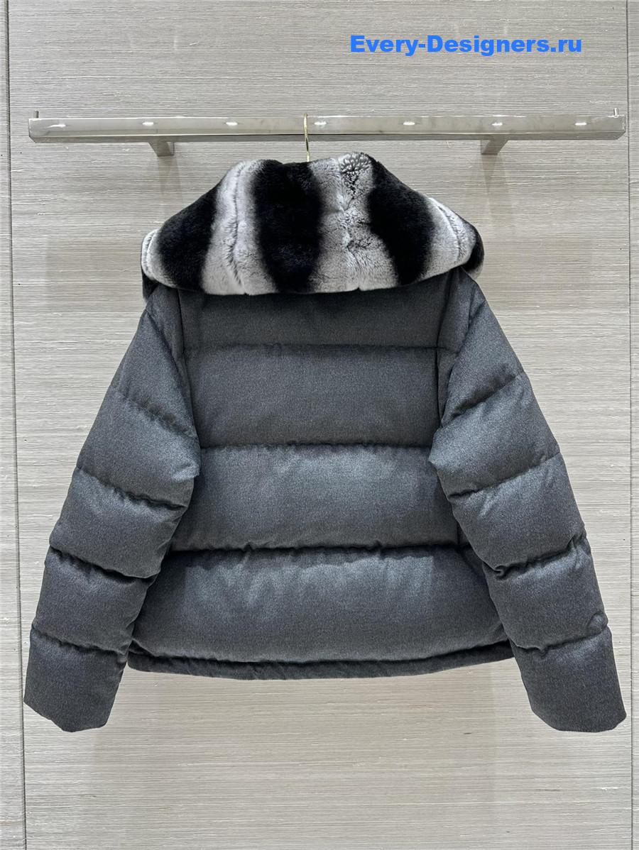 L0r0 P1ana wool and cashmere down jacket