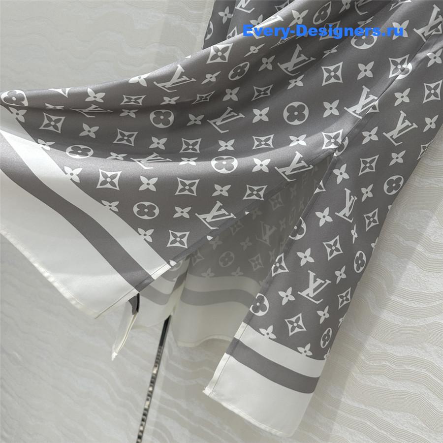 l0vis Vvtt0n lv silk shirt dress