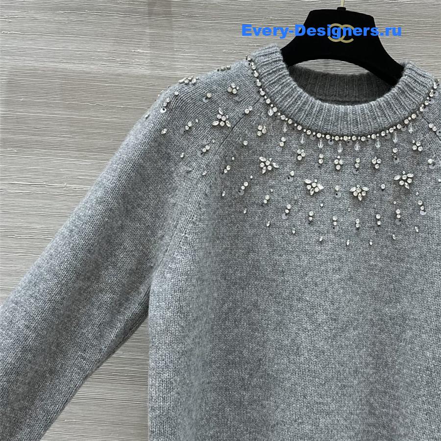 Gvc*1 oversized knit long sleeve top