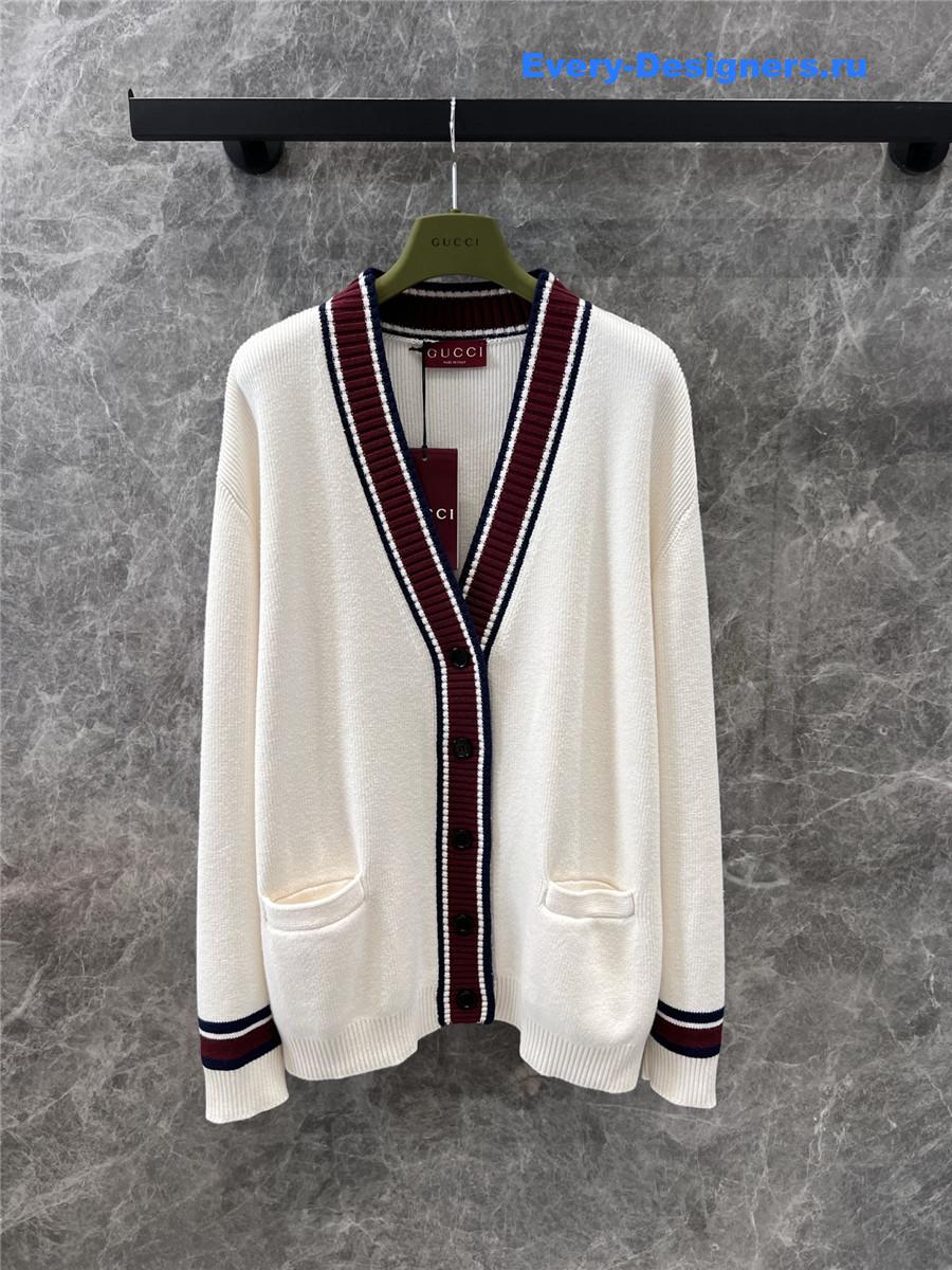 Gvc*1 wool knit cardigan