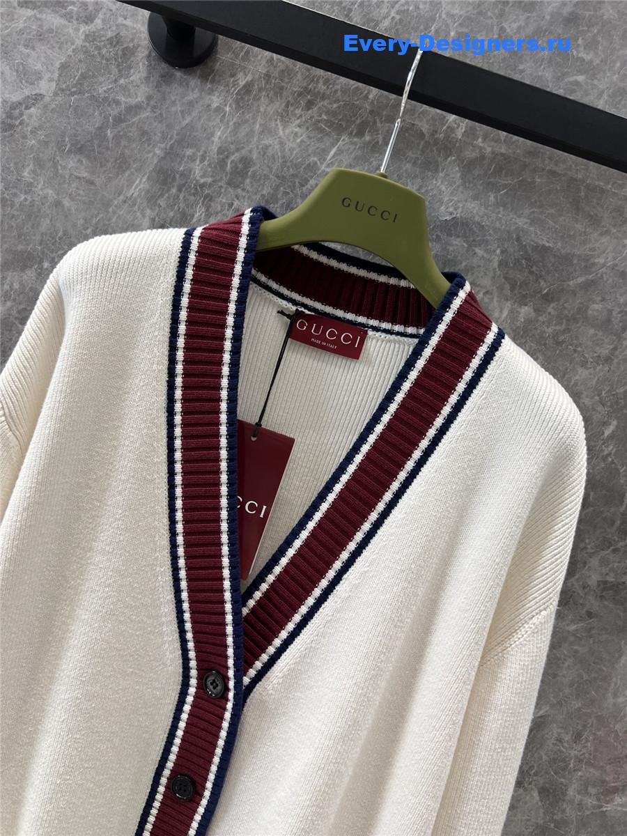 Gvc*1 wool knit cardigan