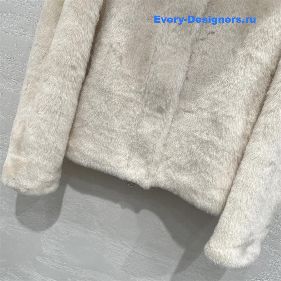 L0r0 P1ana short shearling coat